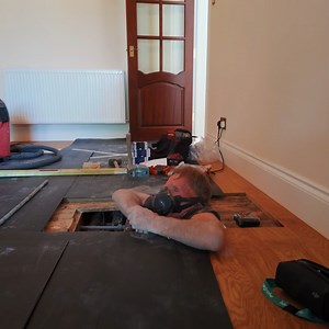 211K views · 1K reactions | After the repairs were completed, the homeowners noticed a persistent bounce in the flooring, similar to a trampoline effect. This explains the background of the problem, the inspection process, and the steps taken to resolve the issue successfully. #HomeImprovement #flooringinstallation #flooring | Skill Builder | Facebook