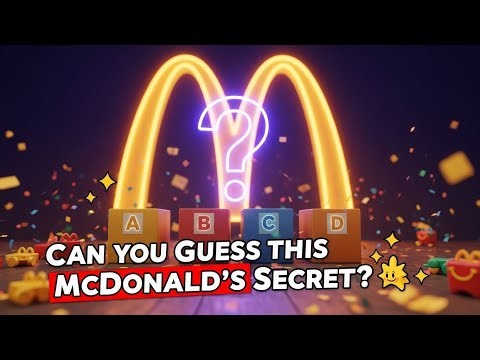 “🍔 Can You Guess These McDonald’s Secrets? Only 1% Know! 🤯 Kids & Adults Quiz”