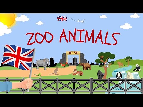 Zoo Animals ESL English Vocabulary Lesson and Quiz