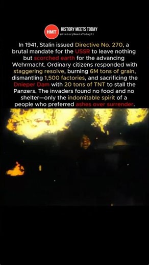 Stalin's Directive No. 270: The Scorched Earth #ww2