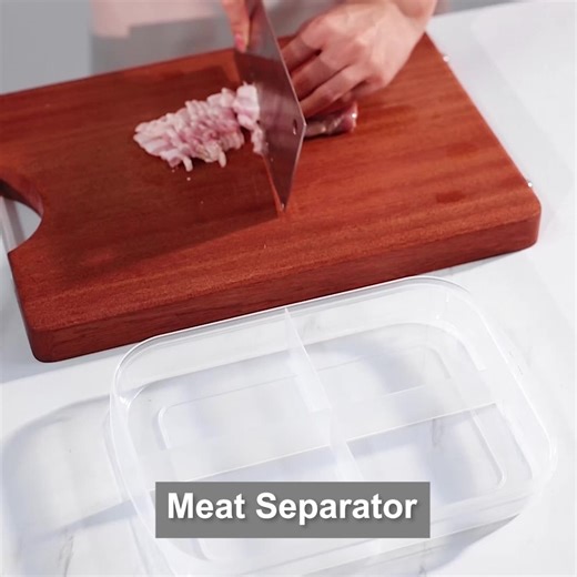 Food-Grade Fridge Storage Box Plastic Containers Refrigerator Bins Organization Clear Food Organizer for Kitchen