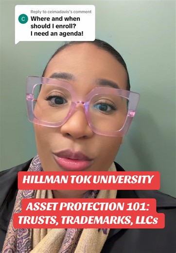 Replying to @ceimadavis #hillmantok #assetprotection101 #trademarks #trademarkattorney #businessattorney #businessattorney #livingtrust