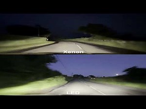 Osram Xenon vs Autobeam D3S LED's on a Skoda Superb Mk3