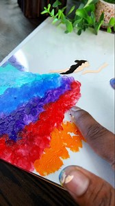 Simple Holi Art ? finger Art | Sketch something
