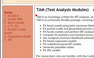 3 Rasch Model Implementation with TAM Package R Package 2-720