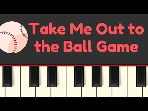 Easy Piano Tutorial: Take Me Out to the Ball Game with free sheet music