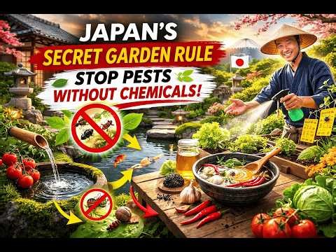 Japan’s Secret Garden Rule: Stop Pests Without Chemicals!