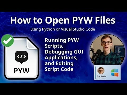 What is a PYW File? How to Run Python GUI Applications on Windows