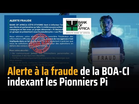 🚨🛑BOA-CI fraud alert indexing "Les Pionniers" Pi Network 🛑🚨