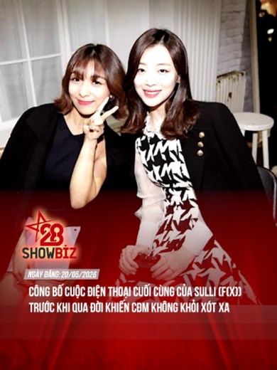 CÔNG BỐ CUỘC ĐIỆN THOẠI CUỐI CÙNG CỦA SULLI TRƯỚC KHI QUA ĐỜI #theanh28 #28showbiz #tiktok #tiktoknews #sulli #LUNA