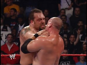 Big Show & Kane vs. Spirit Squad. Kane loses his mind and attacks Big Show (WWE RAW) HD 2/2 | 2006