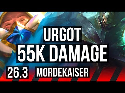 URGOT vs MORDEKAISER (TOP) | 55K damage | EUW Master | 26.3