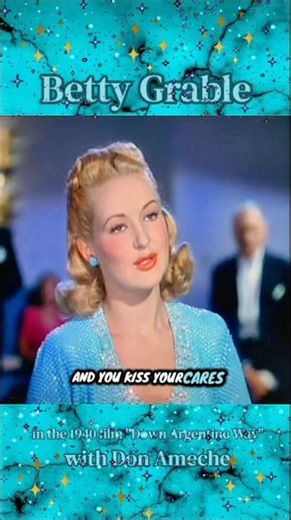 Betty Grable and Don Ameche in the 1940 film "Down Argentine Way"