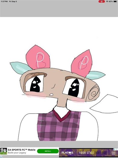 Making Cosmo and sprout art (it can be fruitcake or not friendship too!:)