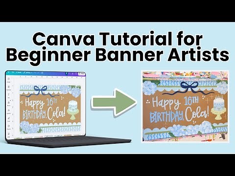 New to banner painting? This is the FIRST Canva tutorial you need!