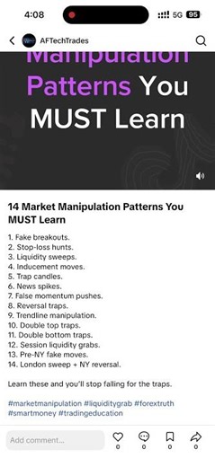 14 Market Manipulation Patterns You MUST Learn
