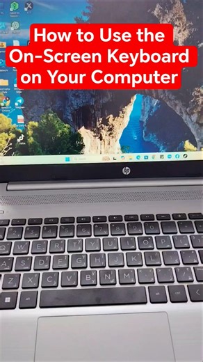 Keyboard Not Working? Use This On-Screen Trick. #computer #keyboad #laptop