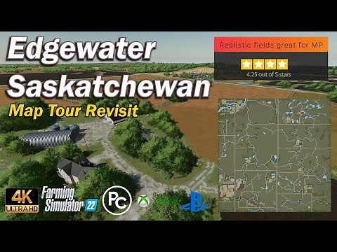 Edgewater Saskatchewan | Map Tour | Farming Simulator 22