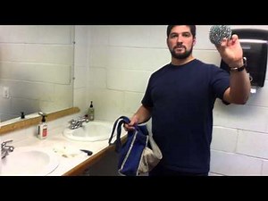 Restroom Cleaning Step 1 What to Bring