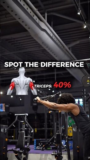 How to Actually Grow Bigger Triceps with the Rope Cable Overhead Triceps extensions #tricepsexercise