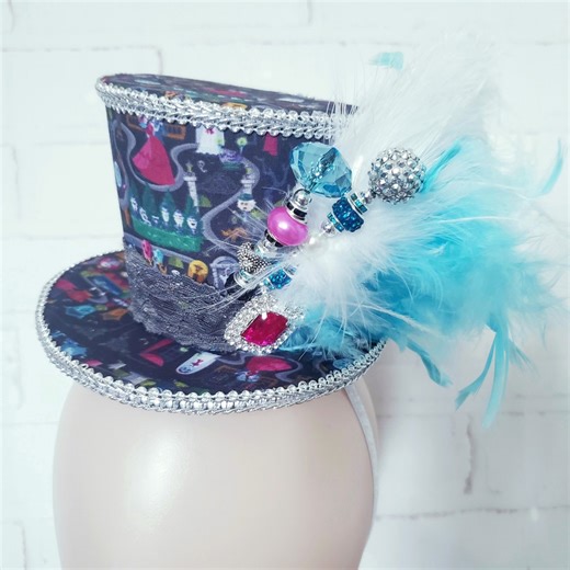 Haunted Mansion Mini Top Hat, Mad Hatter Tea Party, Alice in Wonderland - Etsy