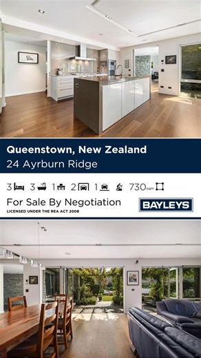 Discover the ultimate resort lifestyle at 24 Ayrburn Ridge, an exceptional standalone home within Millbrook Resort. Elevated to capture sweeping mountain views and outlooks across the championship golf course, this residence combines luxury, privacy, and comfort. Featuring three ensuite bedrooms, a gourmet Gaggenau kitchen, and multiple sun-filled living spaces, it offers an effortless flow to a private courtyard for entertaining or quiet relaxation. Enjoy year-round comfort with hydronic underf