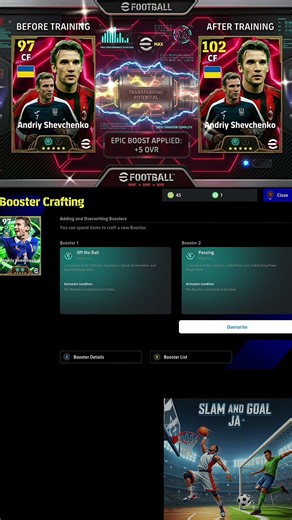 Andriy Shevchenko 102 Max Rating Tutorial😱 Best Training Guide & Booster Crafting #efootball2026