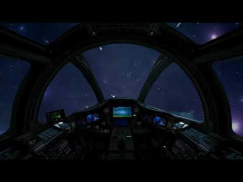 🚀 Spaceship Cockpit Ambience | Deep-Space Flight for Sleep & Relaxation