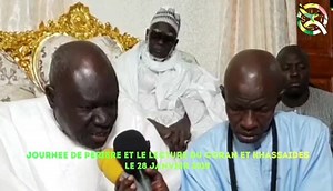 9.7K views · 217 reactions | TOUBA : NDIGUEUL DU KHALIF GENERAL DES MOURIDES SERIGNE MOUNTAKHA BACHIR AL KHALIFA journée de periere et le lecture du saint coran et des khassaides le 28 janvier 2019 https://youtu.be/Ej7uQfDysxk | Seneinfo 24 | Facebook