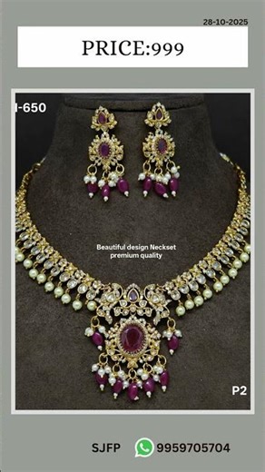 Indian Traditional Necklace Sets | Pearl, Kundan & Stone Choker Jewelry
