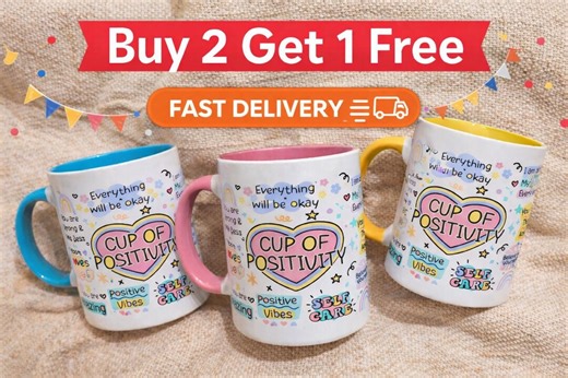 Personalized Positive Affirmation Mug, Custom Cup of Positivity Coffee Mug, Motivational Self Care Gift for Her, Ceramic 11oz 15oz - Etsy