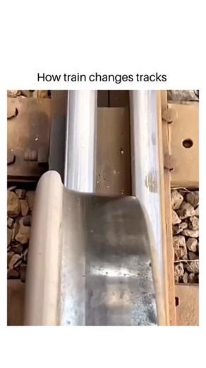 Science 🩺 on Instagram: "When a train needs to change tracks, it uses a special piece of track called a “switch.” A switch has movable rails that can shift to connect the train to a different track. Imagine it like a fork in the road, but for trains. If the switch is set straight, the train keeps going on its current track. If the switch is moved, the train smoothly transitions onto a different track. This process is controlled by the railway system to make sure the train goes the right way saf