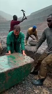 From Muddy Stone to Pure Green Treasure #malachite | Muhammad Krista