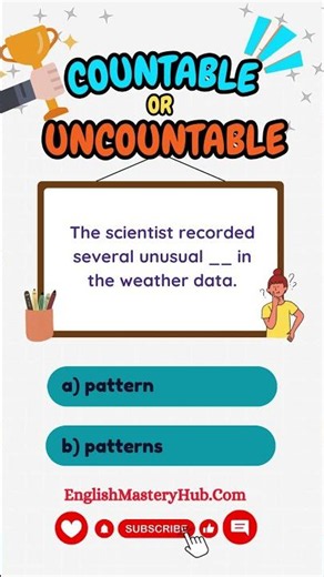 Countable vs Uncountable Nouns 🧠✨