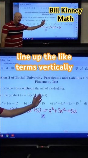 Find (x - 3)(x^2 + 3x + 5) with the VERTICAL ALIGNMENT TRICK