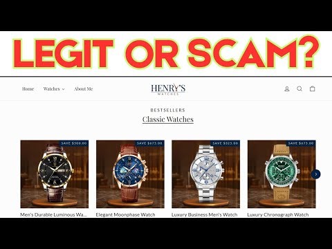 Henry's Watches Reviews - Is Legit or Scam?