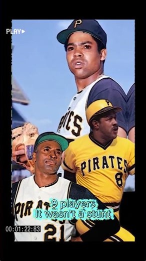 In 1971, the Pittsburgh Pirates made history #mlb #blackhistory #shorts #pirates