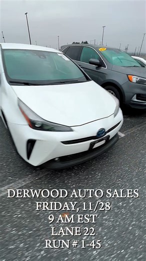  Featured Dealer of the Week: Derwood Auto Sales  Running 40+ Units in Lane 22 this Friday, 11/28! Kick off your holiday weekend with a great selection of inventory from Derwood Auto Sales!  Friday, 11/28  Digital-Only Sale  9 AM EST ️ Lane 22 Run # 1–45  View Inventory: https://bit.ly/4pv0LjH | Manheim Pennsylvania Auto Auction | Facebook