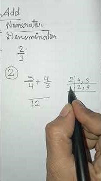 fraction add short form