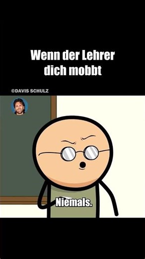 voice: davis schulz u.a. animation: explosm „Lehrer vs Schüler“ 😂🏫 #comedy #lustig #schule