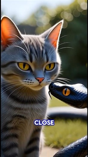 Snake Attack vs Cat Reflex – Who Is Faster?#shorts#CatVsSnake#SnakeAttack#CatReflexes#ai