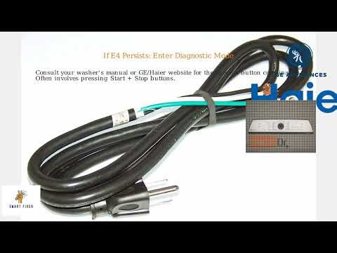 GE Washer Error Code E4 – Overload Error Fix