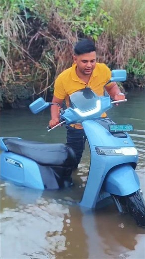 TVS iQube Electric Scooter Extreme Water Test 🌊 | Full Waterproof Test of TVS iQube 2025 |