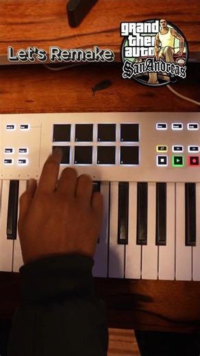 Recreating GTA San Andreas theme song #musicproduction #beatmaking #musicproducer #gtasanandreas