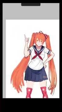 redesigning osana!srry for bad quality #yan sim#yandere simulator#redesign#tsundere#osana