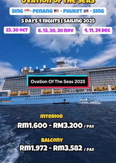 Experience Royal Caribbean's Ovation of the Seas 2025