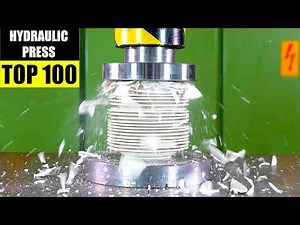 Top 100 Best Hydraulic Press Moments VOL 12 | Satisfying Crushing Compilation