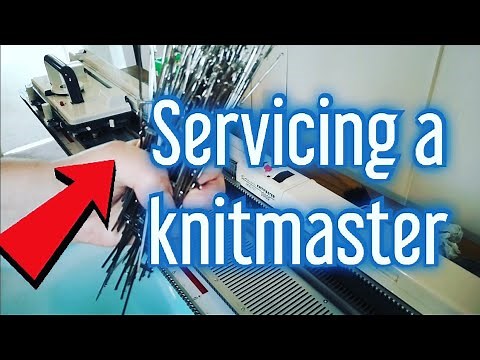 How to fully strip down & service a knitmaster 700 #knitmaster700 #knittingmachine #knitmaster