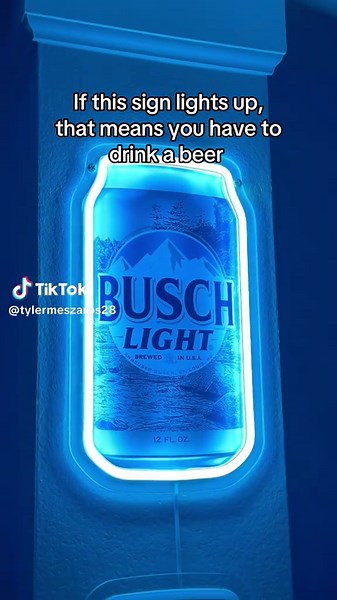 I’m in love with you Busch Light 😍 #buschlight #neon #life