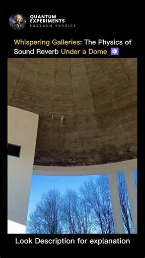 Whispering Galleries ⚛️ #physics #experiment #science #education #usa